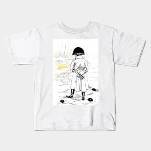 Napoleon watching the sunset Kids T-Shirt